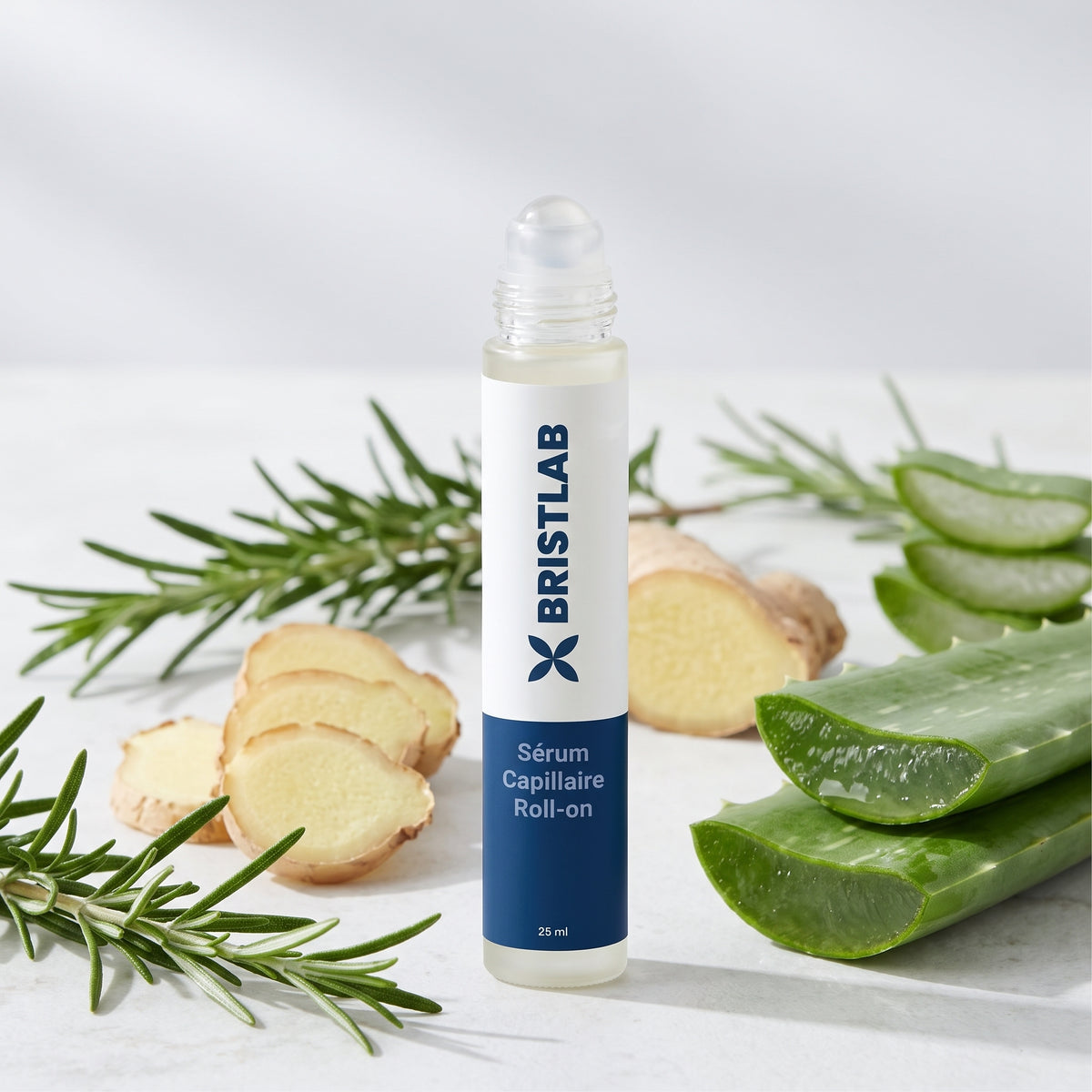 Sérum Bristlab au romarin, gingembre et aloe vera